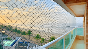 Rede de proteção de janelas, varandas e redes de proteção para gatos